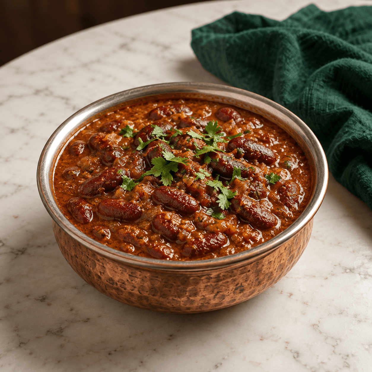 Rajma, AI-generated illustrative serving image