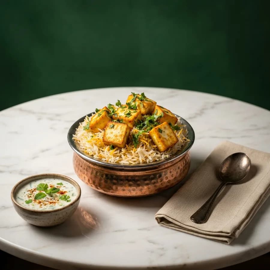 Paneer Dum Biryani