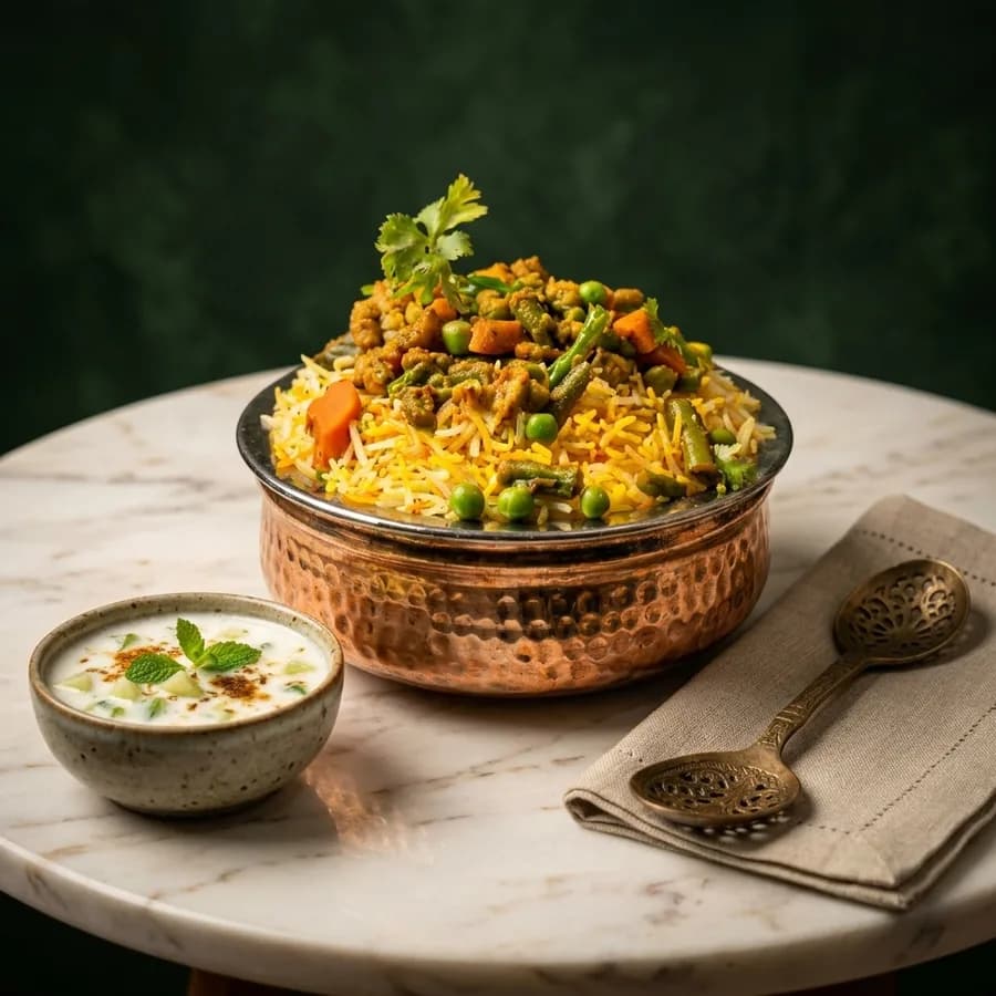 Veg Dum Biryani - Half